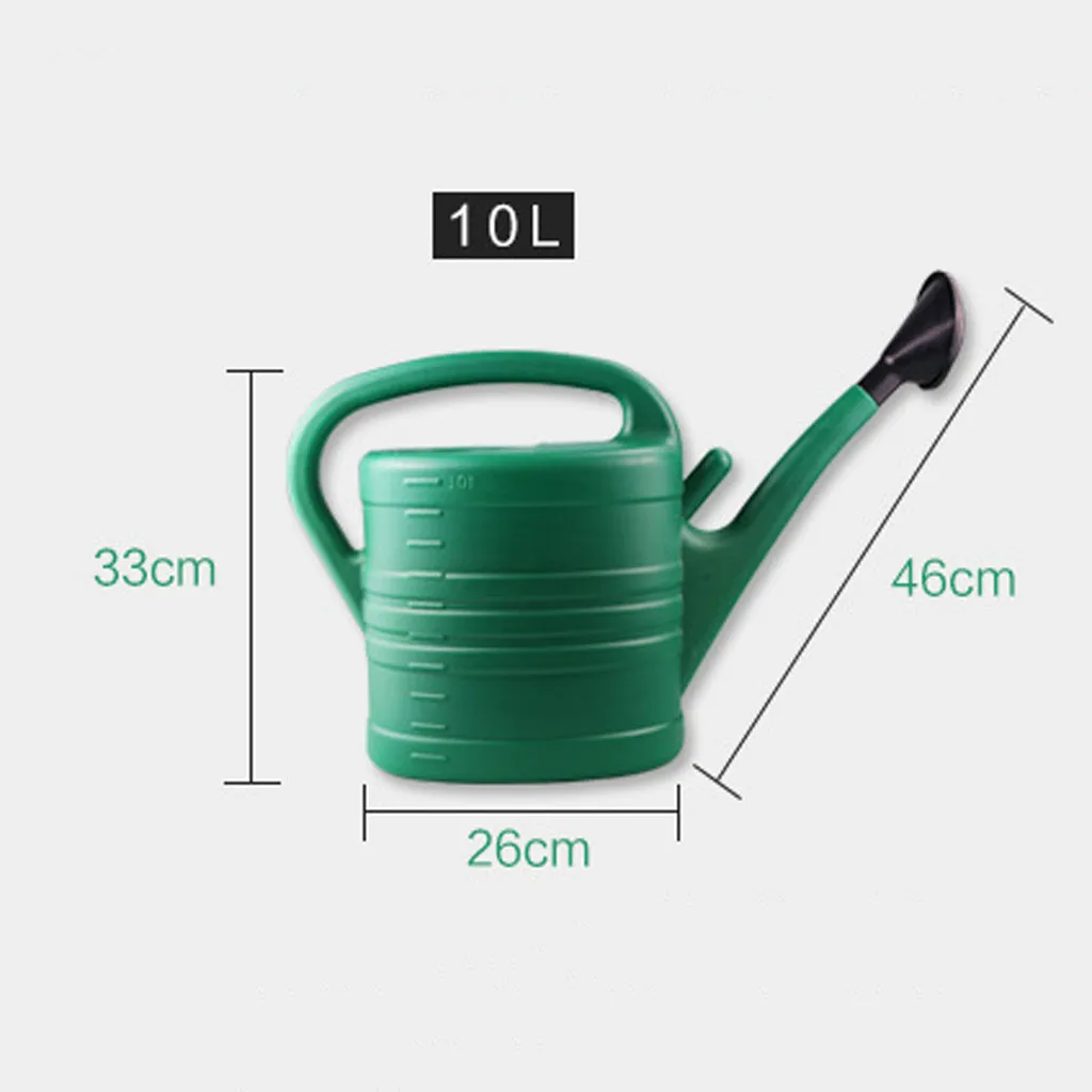 

Long Mouth Water Cans Home Plant Pot Bottle Watering Device Garden Tool 10l Large Capacity Household Plastic Watering Can#g35
