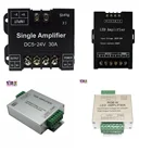 Светодиодный RGBWrgb-усилитель DC5V - 24V 12V 24A 30A Выход для RGBCCT  RGBW  RGB светодиодный лента Мощность ретранслятор консоль контроллер