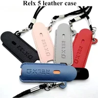 protective leather case for relx 5 soft cover rubber sleeve sh8ield wrap skin with free lanyard 2pcs