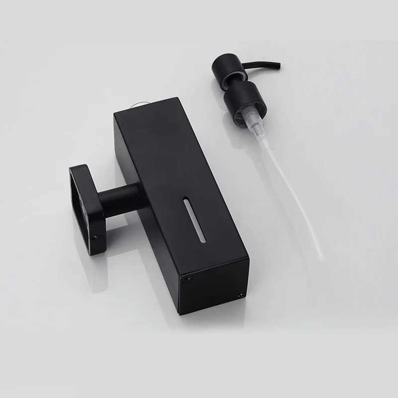 Настенный дозатор жидкого мыла из нержавеющей стали 304 бутылка для кухни ванной