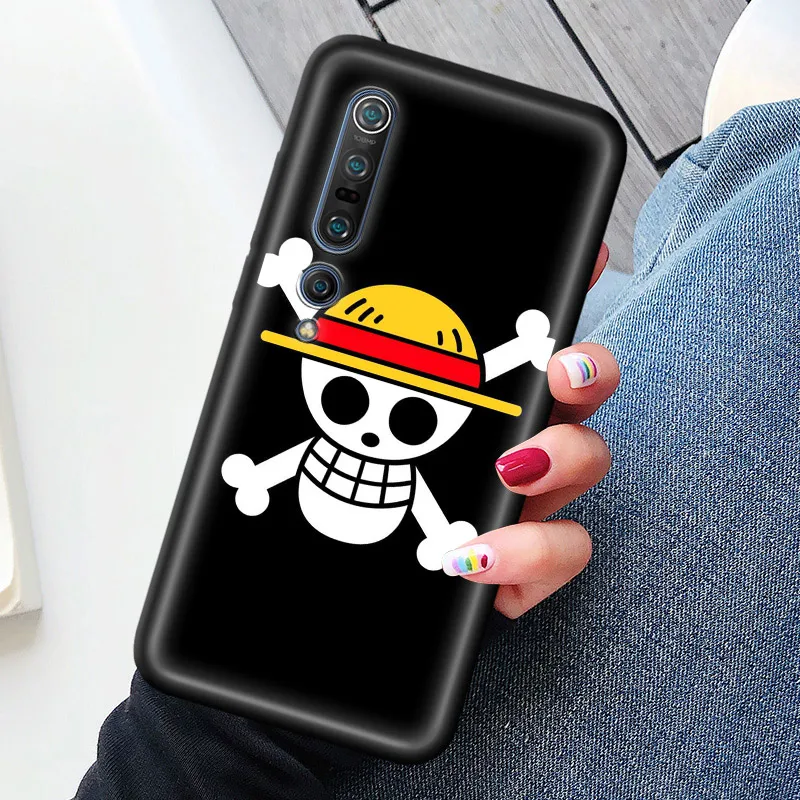 one piece anime luffy case for xiaomi mi note 10 pro 5g 9t 9 se 8 a2 lite cc9 a3 poco x2 f2 f1 tpu fall phone coque free global shipping
