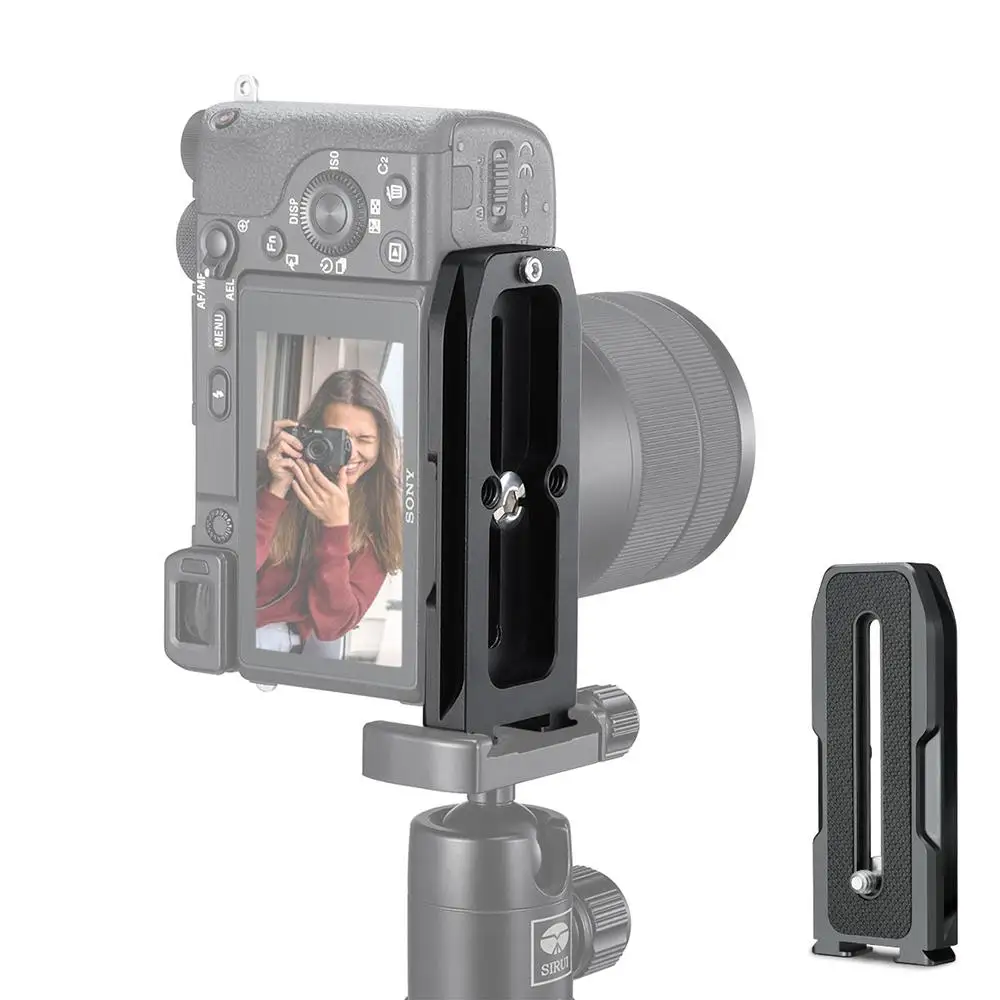 R020 для камеры DSLR Горизонтальная Вертикальная БЫСТРОРАЗЪЕМНАЯ пластина с