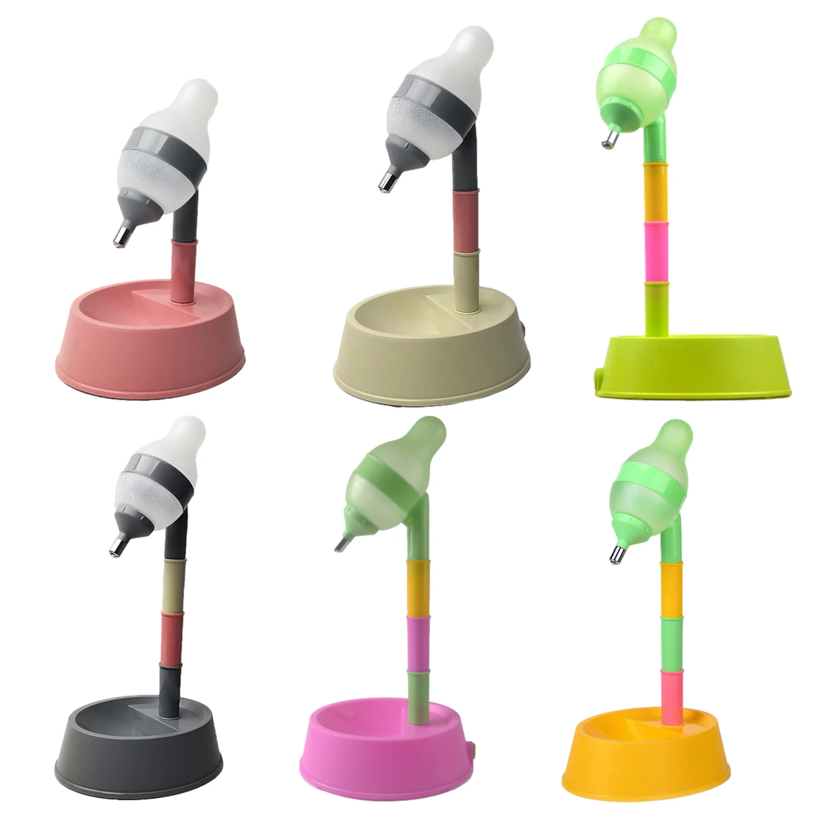 

Automatic Pet Cat Water Fountain The Tall Pet Dog Drinking Bowl Water Dispenser Feeder Rainbow Automatic Drinking Fountain