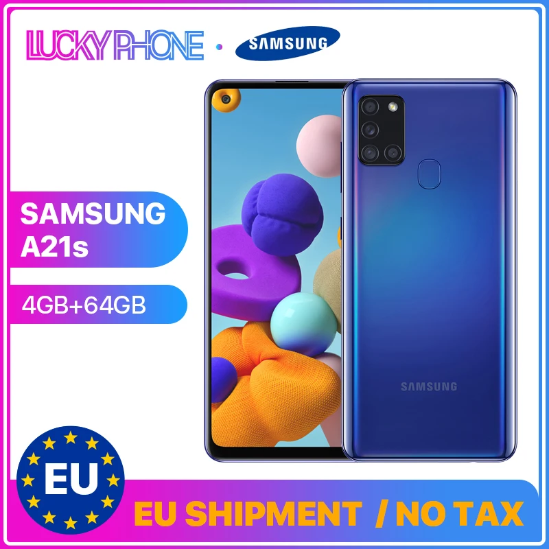 Глобальная версия Samsung Galaxy A21s мобильный телефон 6 ГБ 46 5000 мАч Octa Core 5 &quotQuad камера 48MP