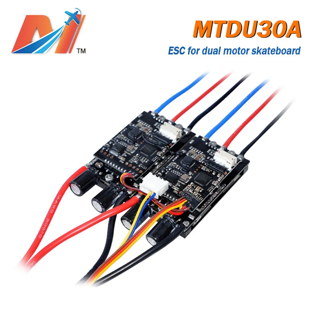 Maytech dual v esc 30A и sensored Мотор Ступицы с грузовиком для Магнето электрического Скейтборда(комбо