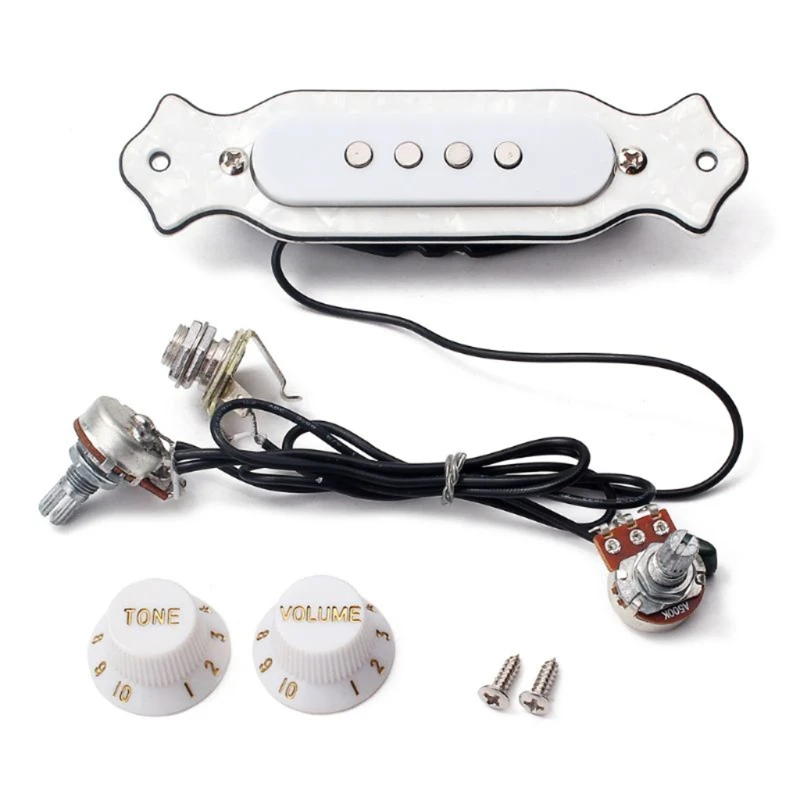 

Guitar 500K Control Line Sound Hole Pickup For Cigar Box M5TC