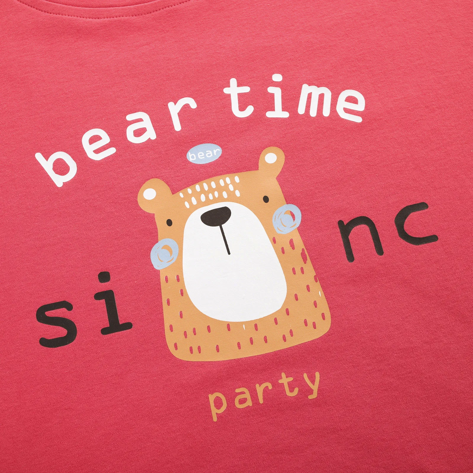 

Cute Sleepwear Lovely Cartoon Print Women's Pajama Sets Short Sleeve O-neck Lounge Wear Pocket Home Sleep Set Tops+Pants