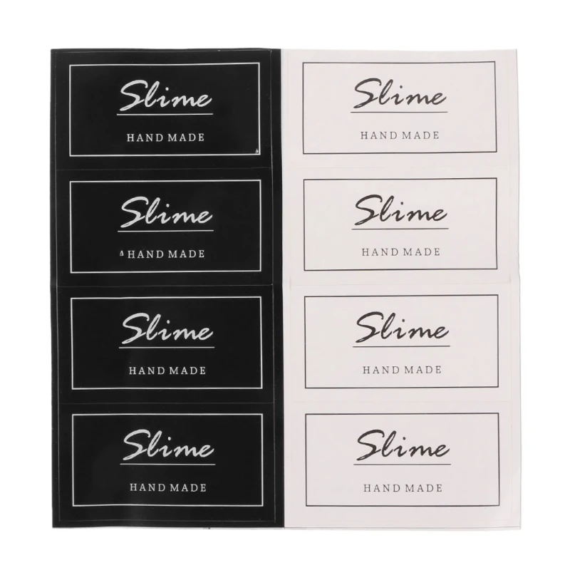 Новые слизи контейнеры Стикеры ящик для хранения поставки слаймов аксессуары