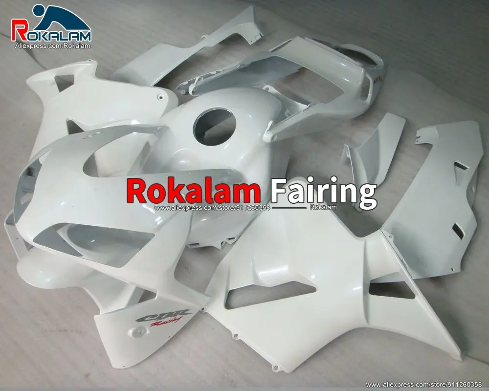 

Bodywork For Honda CBR600RR 2003 2004 F5 CBR 600RR CBR600 RR 03 04 Aftermarket Motorbike White Fairing (Injection Molding)