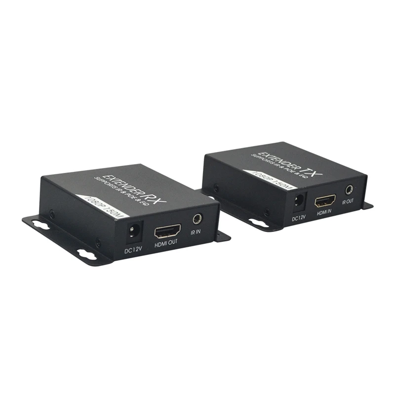 HDMI-совместимый удлинитель POC 150 м футов с ИК-кабелем через один RJ45 Cat6/7 |