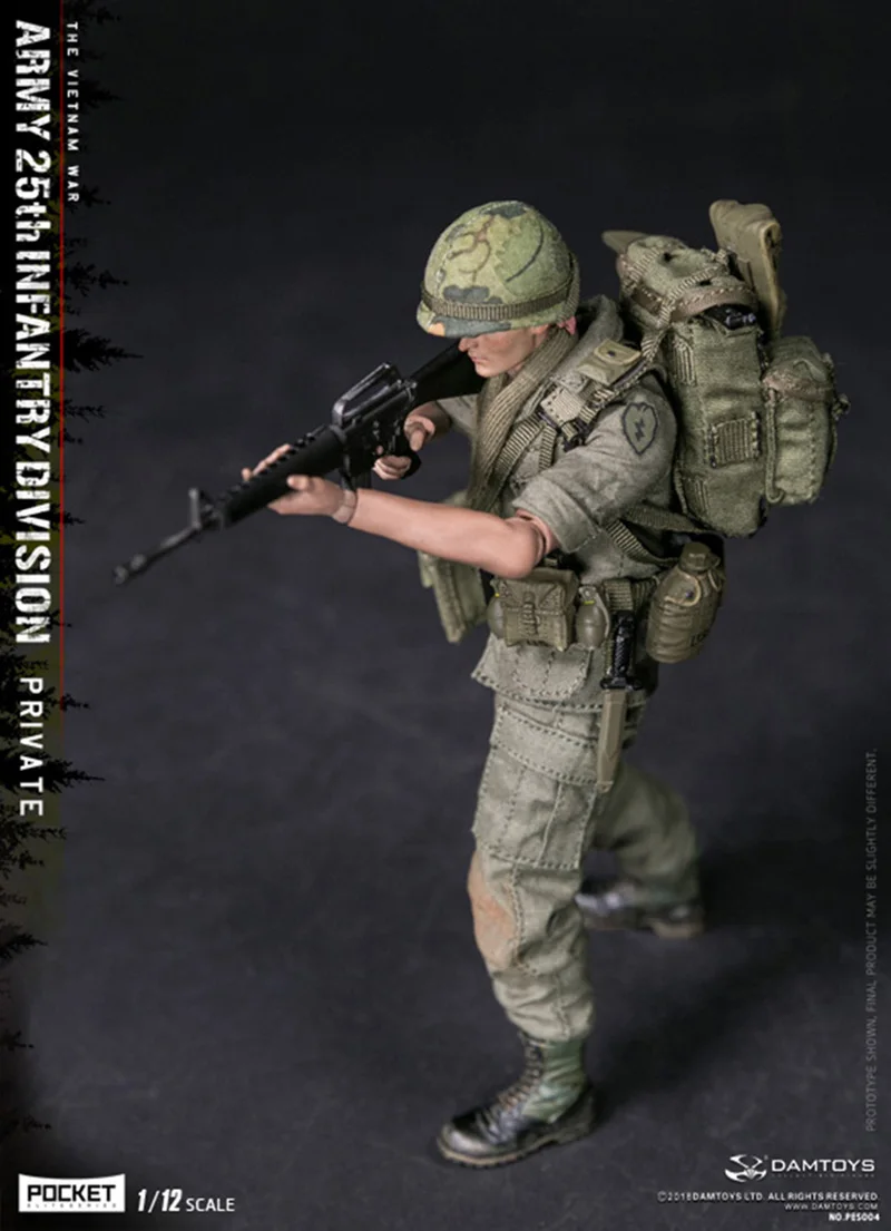 15,3 см мини DAMTOYS PES004 1/12 карманная элитная Серия армейская 25-я стрелковая дивизия частная фигурка подарок для фанатов