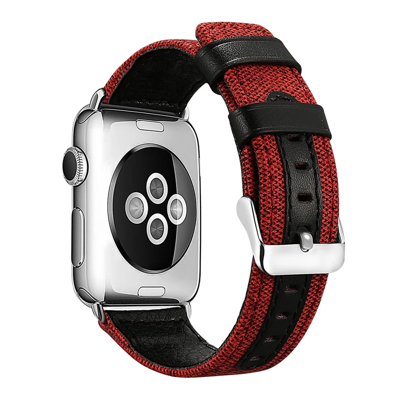 Ремешок из натуральной кожи для apple watch band 44 мм 40 42 38 iwatch 6/5/4/SE/3/2/1|Ремешки часов| |