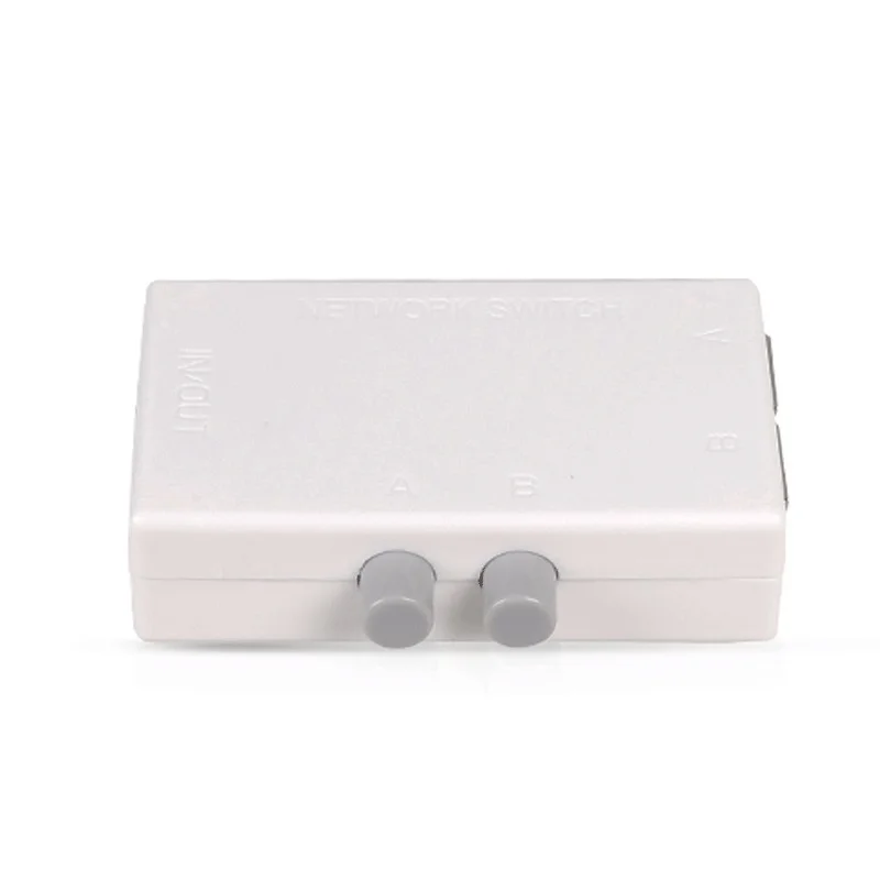 RJ45-2M двухпортовый мини-переключатель сети устройство совместного использования