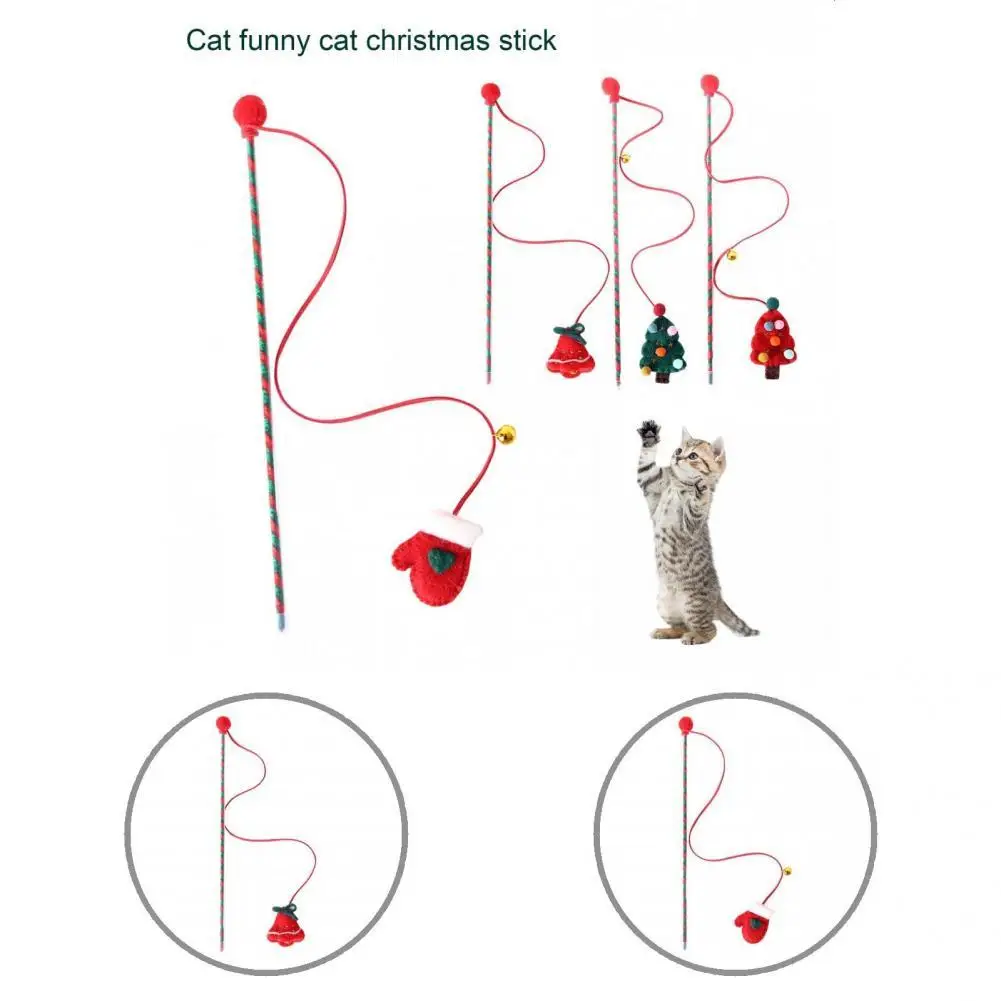 

Pet Interactive Harmless Kitten Interactive Stick with Bell Cats Supplies
