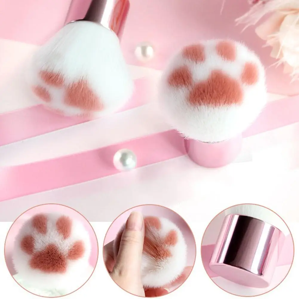 Яркая Гламурная Милая Кисть для макияжа лица Кошачий коготь кисти теней основы