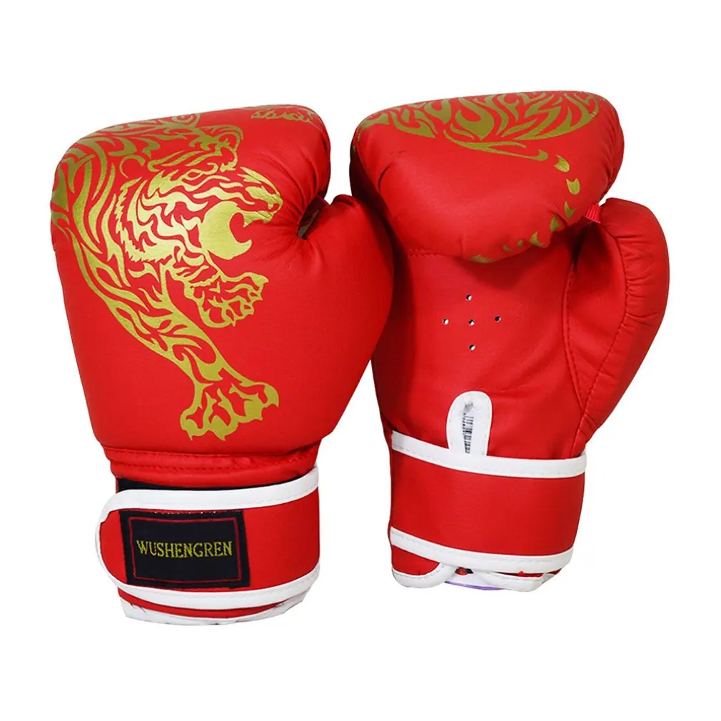 

Red Flame Hutu Boxing Gloves For Adults And Children Cartoon Sanshou Gloves For Boxing Training Gloves And Fist Covers