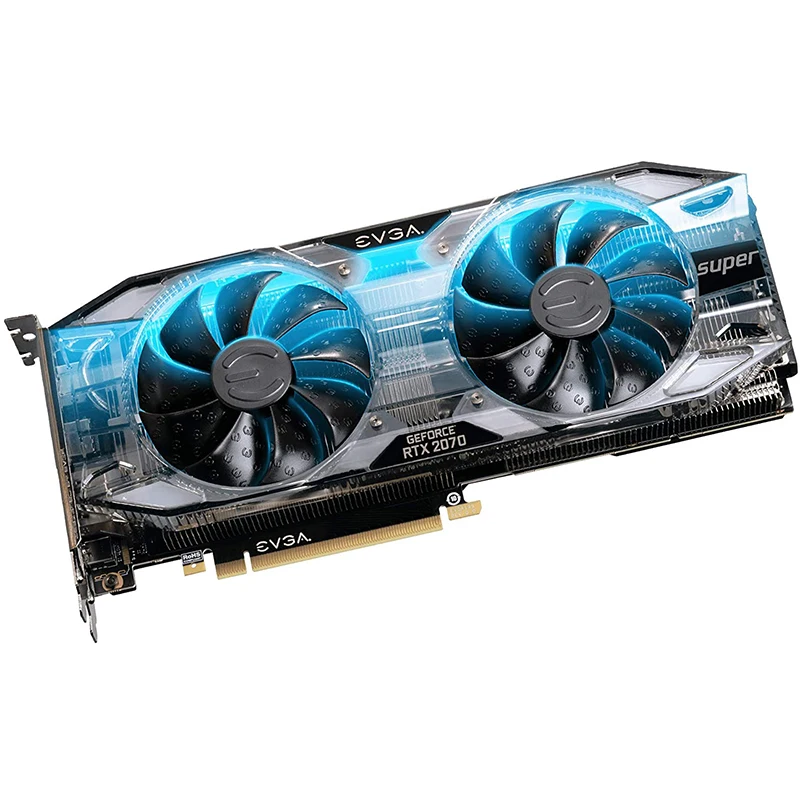 EVGA GeForce RTX 2070 XC ULTRA GAMING 8 Гб GDDR6 двойные вентиляторы HDB и RGB светодиодный видеокарта