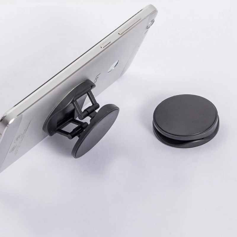 100pcs custom logo design black white plain finger grip phone phone stand bracket holder free global shipping