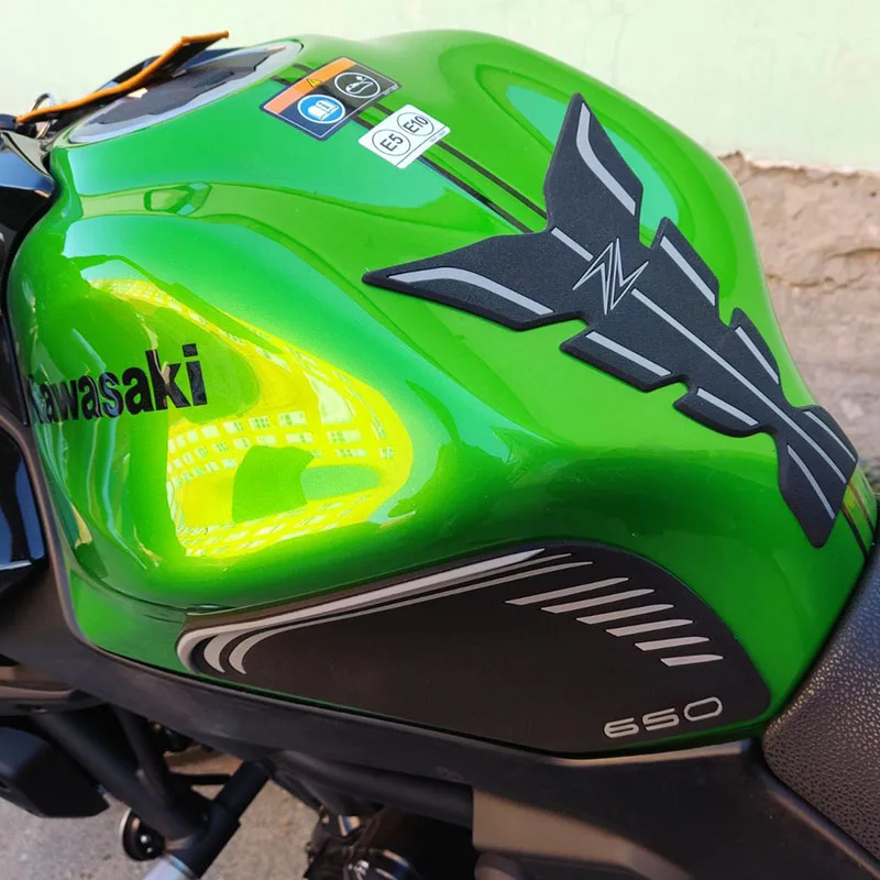 Для Kawasaki Z1000 Z750 Z900 Z800 Z650 мотоцикл Z Логотип Центральный бак Pad Сторона газа Колено