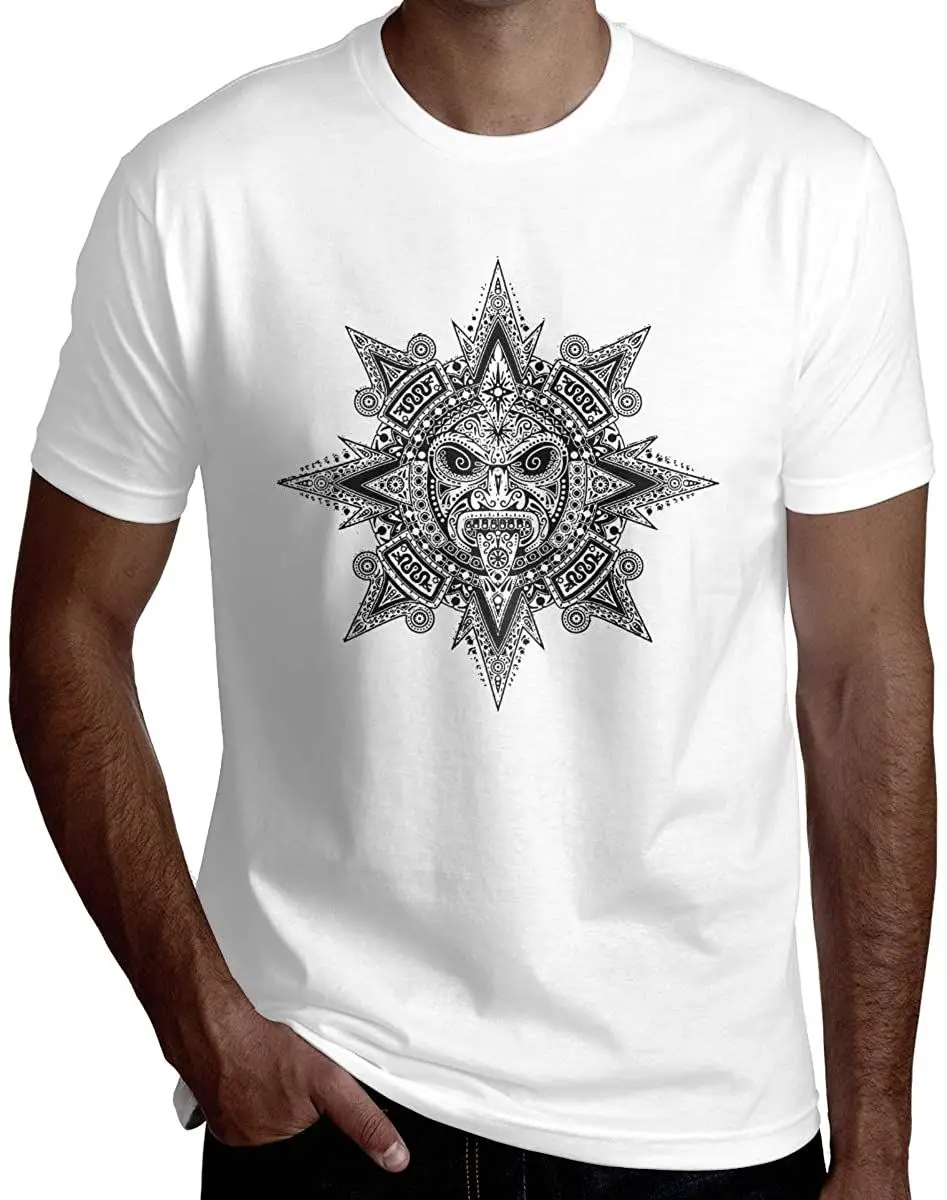 

Ancient Stone Sun T Shirts Round Collar Tshirt For Indoor And Outdoor Activities