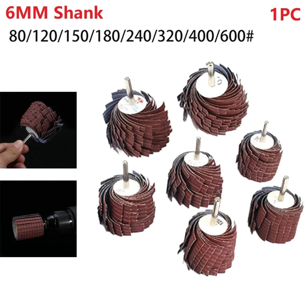 

Mounted Abrasive Sanding Cloth Wire Striping Grinding Wheel 80 120 180 240 320 400 600 Grit Curved Wood Carving Polishing Tool