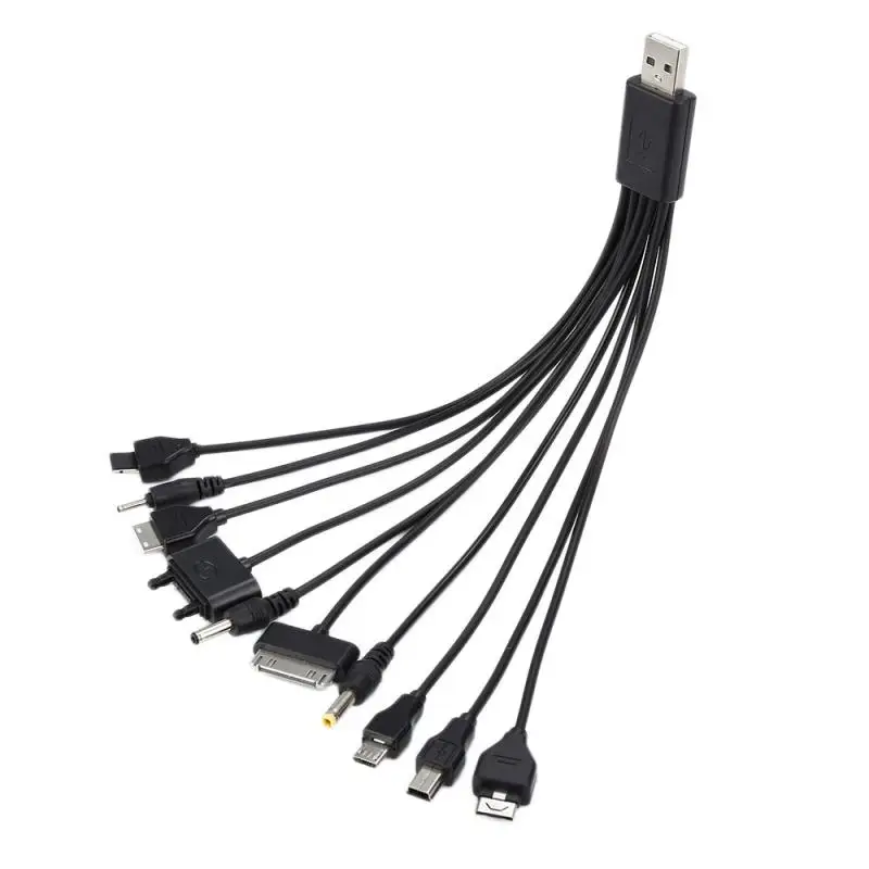

1pc 10 in 1 Multifunctional Charger USB Cables for iPod Motorola Nokia Samsung LG Sony Ericsson Consumer Electronics Data Cables