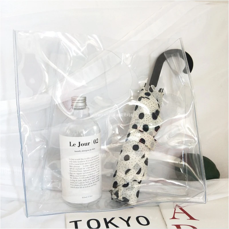 

New Umbrella Japanese Polka Dot Curved Hook Folding Umbrella Tri-fold Vinyl Sun Umbrella Rain And Sun Dual-use Umbrella