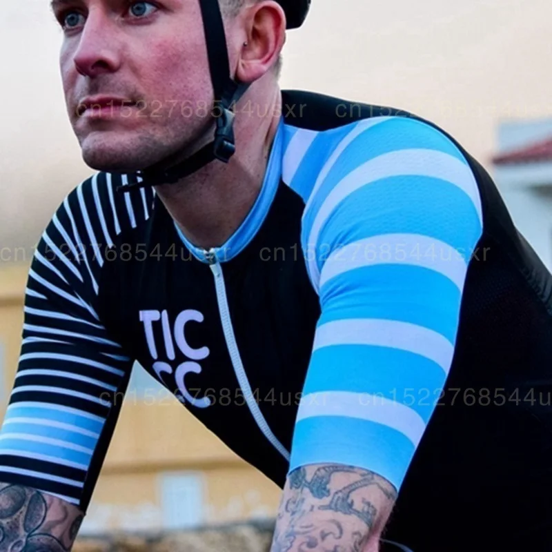Мужская синяя и розовая велосипедная футболка с рукавом для езды на велосипеде