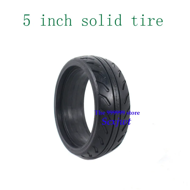 5 дюймов твердые шины для качающаяся автомашина электрический скейтборд тележка