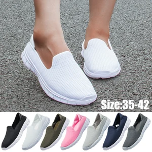 Lightweight Flat Shoes Women Sneakers Women Breathable Loafers Ladies Shoes Basket Femme Zapatillas Mujer Casual Chaussure Femme