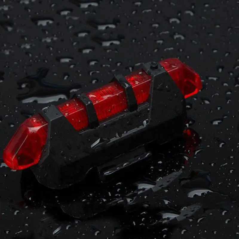 Новый велосипедный фонарь для велоспорта MTB водонепроницаемый задний 5 LED USB