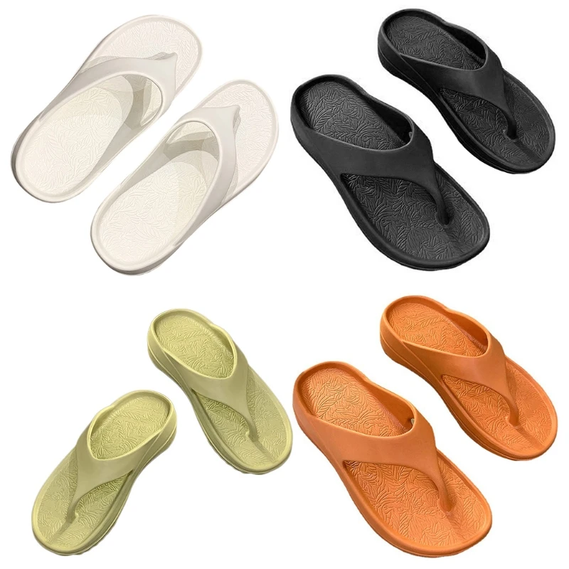 

Flip-flops Women's Outer Wear Summer Fashion Thick-soled Anti-slip Couples Seaside Beach Soft-soled Flip Flops Men