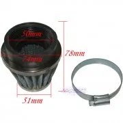 

Honda Yamaha Suzuki 50mm Motorcycle Intake Air Filter Cleaner