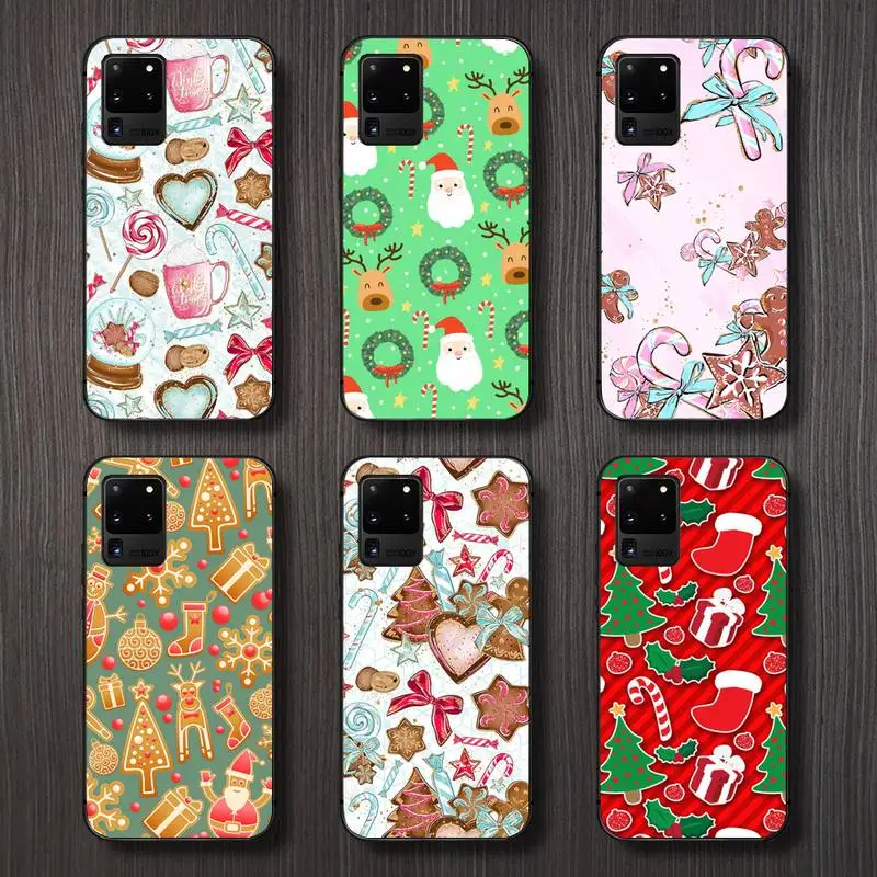 

Merry Christmas cartoon Painted Phone Case For Samsung galaxy A S note 10 7 8 9 20 30 31 40 50 51 70 71 21 s ultra plus