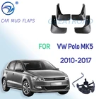 Передние и задние брызговики для Volkswagen VW Polo MK5, 6R, 6C, 2010-2017, строительные Брызговики, грязеотталкивающие автомобильные аксессуары