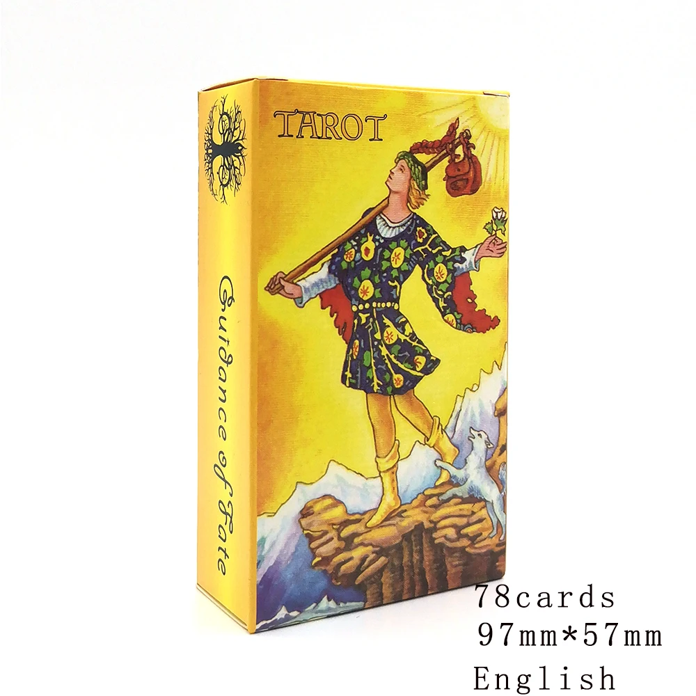 

In2021 The Most Popular Classic Rider Tarot Cards full English Cards For Party Game Deck Mystical Divination 78 Cards