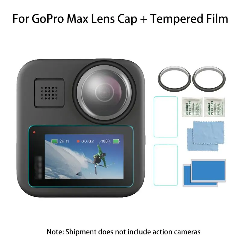 1 комплект Защитная пленка для экрана из закаленного стекла объектива спортивной