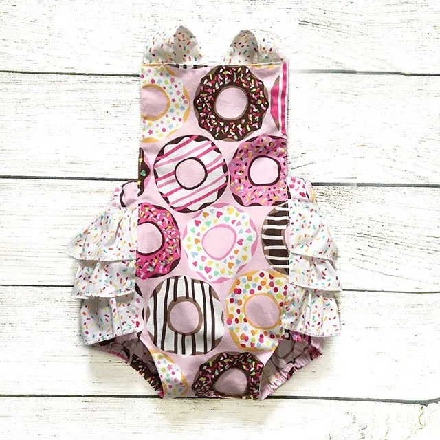 

Baby Girl Newborn Sleeveless Sweets Romper Jumpsuit Clothes Set Outfit