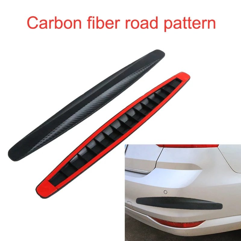2Pcs Car Auto Bumper Protector Corner Guard Anti-Scratch Strips Sticker Body Moldings Accessiories CZ |
