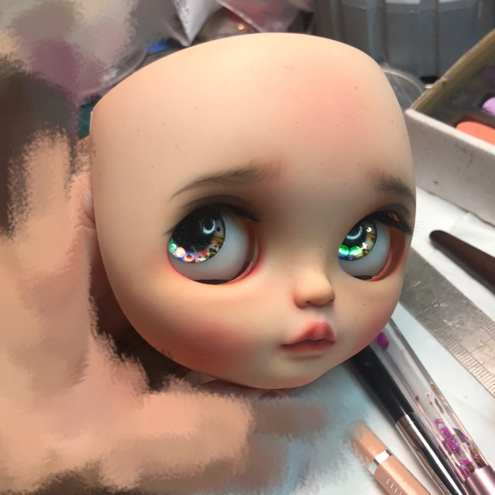 Blyth кукольная лицевая пластина для diy вашего макияжа blyth включая заднюю панель