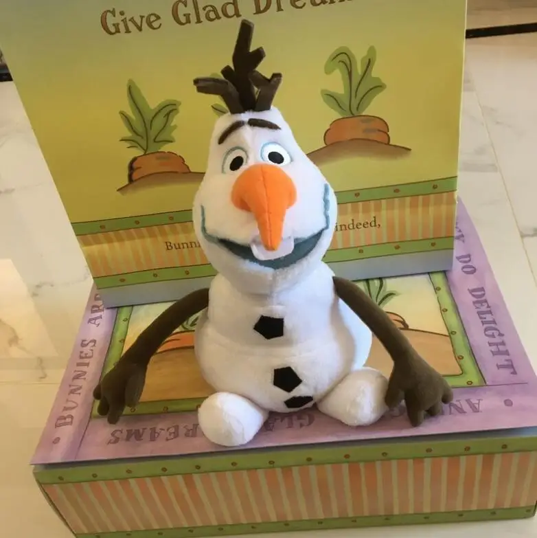 Лидер продаж Мягкая Плюшевая Кукла Холодное сердце 2 disney Олаф ящерица украшение