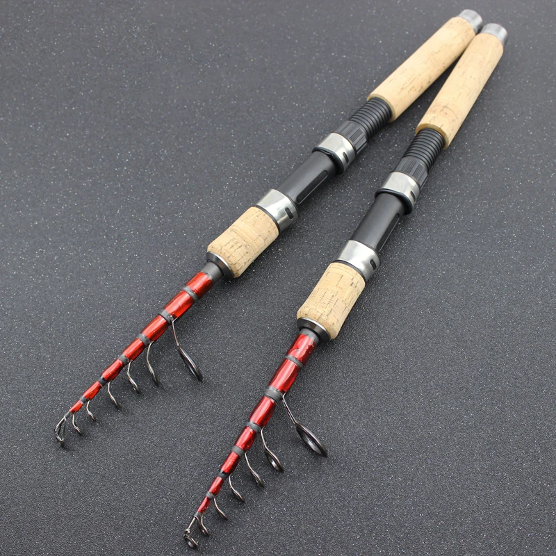 

Carbon M power lure 3.5g -25g Portable Telescopic Fishing Rod Spinning Fish Hand Fishing Tackle Sea Rod 2.4M