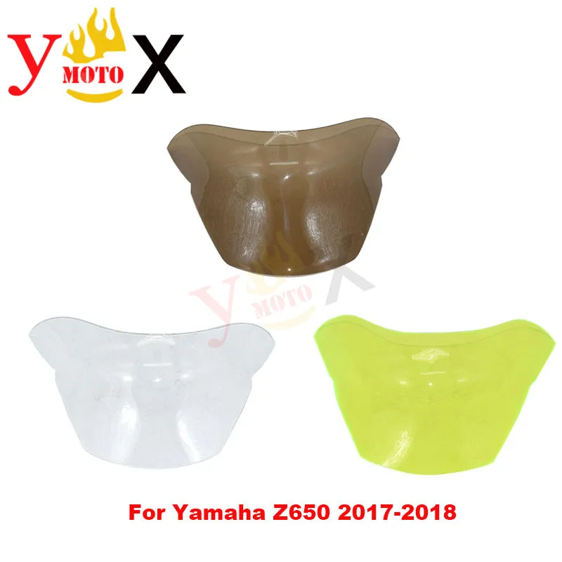 

Z 650 17-18 Motorcycle ABS Front Headlight Head Light Headlamp Protector Len Cover Guard Shield For KAWASAKI Z650 2017-2018