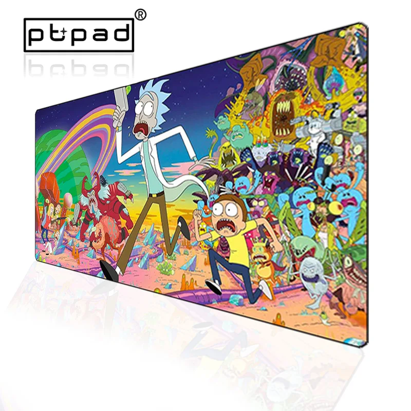 Милый мультяшный аниме Рик Морти креативная забавная клавиатура с закругленными