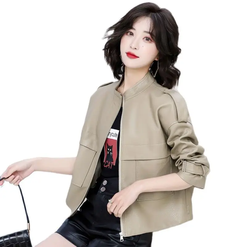 

Black faux leather jacket for women fashion brown leather jacket women lether jackets women leather blazers women biker jacket