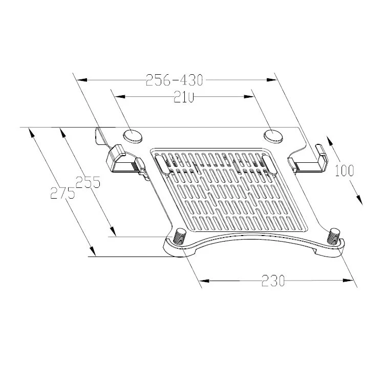 Лоток для ноутбука Loctek NSC105 размер до 15 6 дюймов|notebook tray|laptop holdernotebook holder |