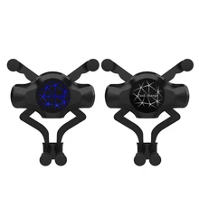 360° Rotation Gravity Bracket Car Phone Stand Wireless Charger Silicone Claws