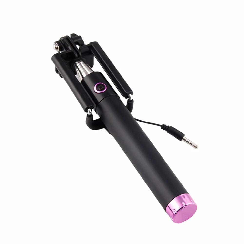 Мини Выдвижной ручной монопод Проводная палка для селфи|Селфи-моноподы| |