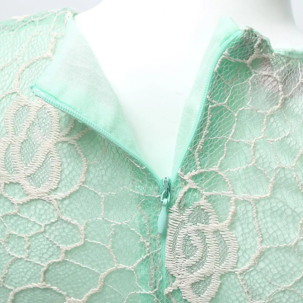 Кружевное платье без рукавов для девочек Цветочное детское Пышное Платье