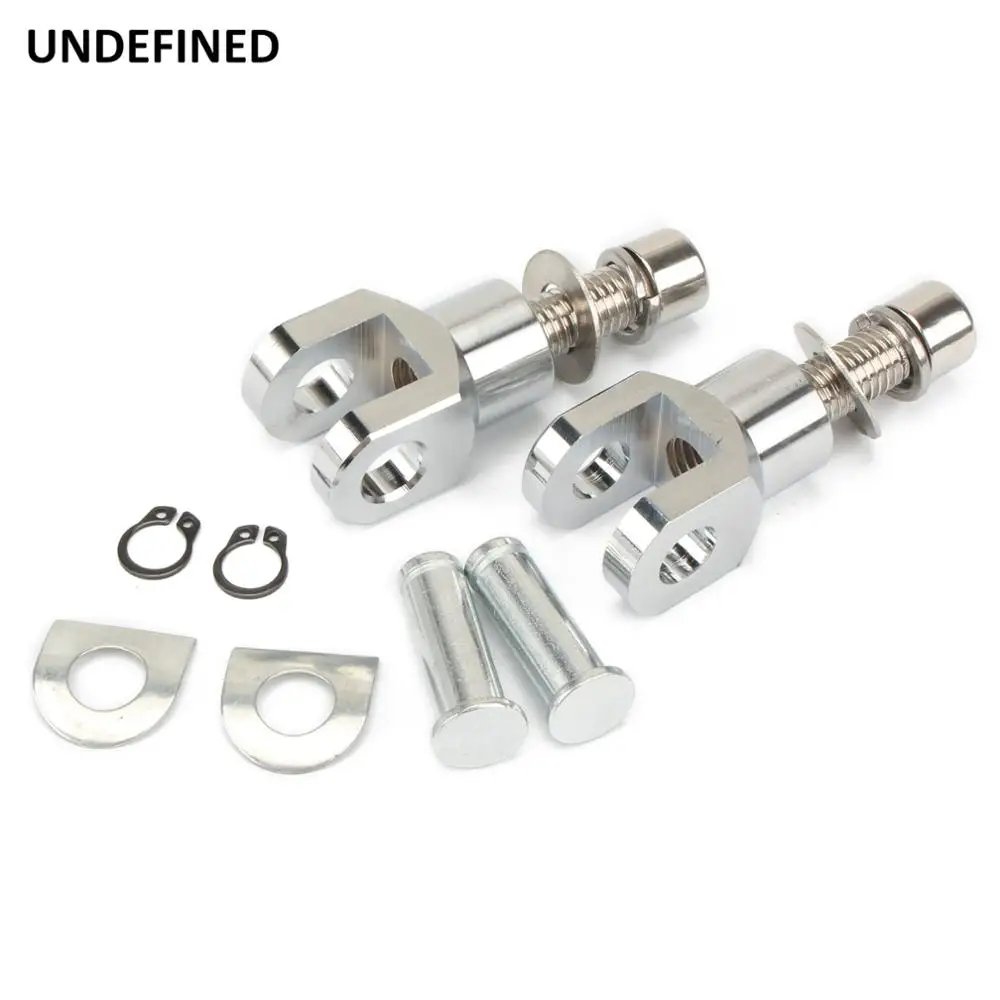 Мотоцикл хромированный ножной Peg Clevis Набор для Harley Honda Yamaha Suzuki Универсальный Footpeg подставка для ног Clevis крепление w/оборудование 29 мм